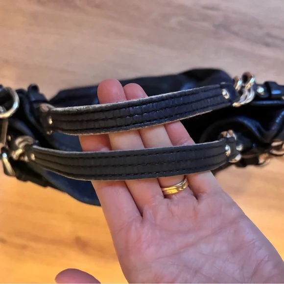 Coach Brooke Duffle Bag – Black Pebble Leather – Black - Picture 5 of 15